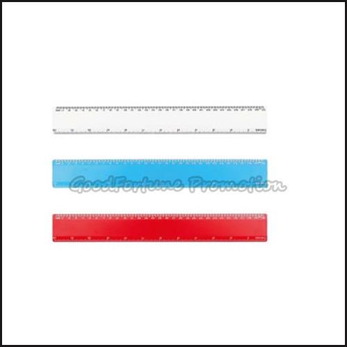 Promotional 12 printed logo Eco PS straight ruler business gift school supplier