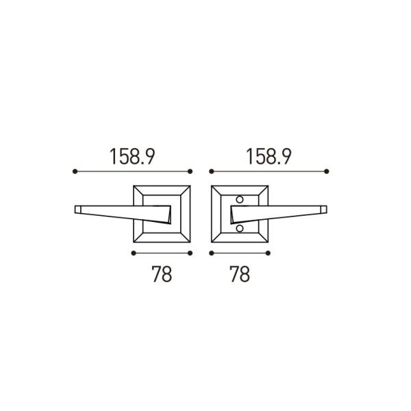 OEM ODM Interior Lever Door Handles  , Heavy Duty Door Handle With Lock