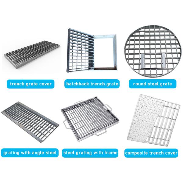 6mm Hot Dipped Galvanized Grating Trench Cover For Driveway