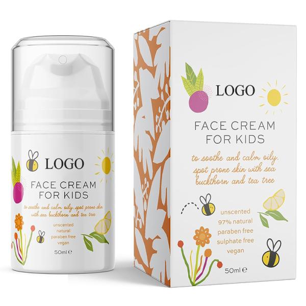 Private Label Face Cream Moisturizer For Kids Nourishing And Calming For All Skin Types Natural Face Cream & Lotion