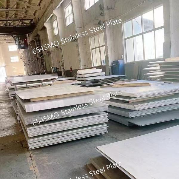 654SMO Super Austenitic Stainless Steel Plate High Ni Cr Mo Content For Unrivaled Durability