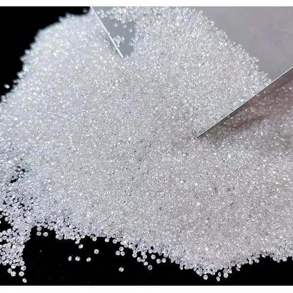 Кольцо Белый свободный мойсанит Алмаз 1,0 КТ на упаковку Малый размер Круглый меле мойсанит