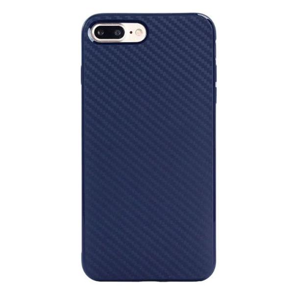 Soft TPU Carbon Fiber Pattern Cell Phone Case Back Cover For iPhone 7 6s Plus