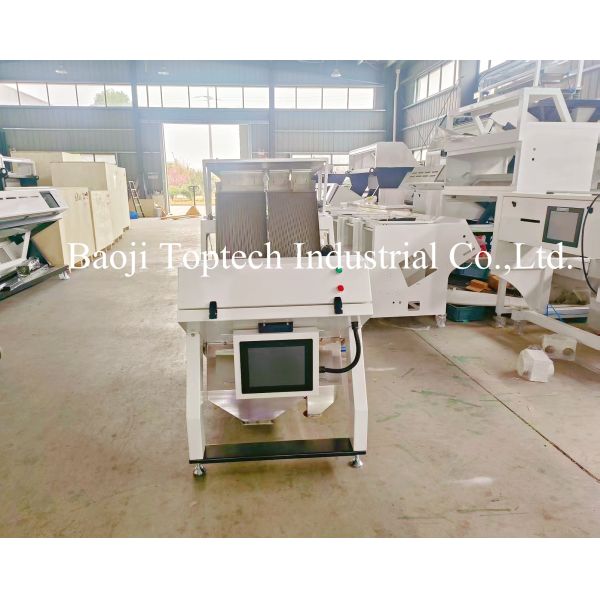 Free Fall Color Separator, Two Tunnel Color Sorter Machine Beans Seeds Sorting