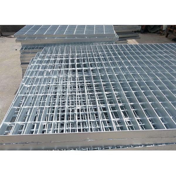 Galvanized Anti Tread Industrial Steel Grating Empty Grid Plate For Petroleum Platform