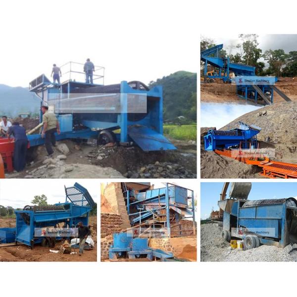 Gold Trommel Screen for Gold Mining Equipment in Gravity Separator Production Line
