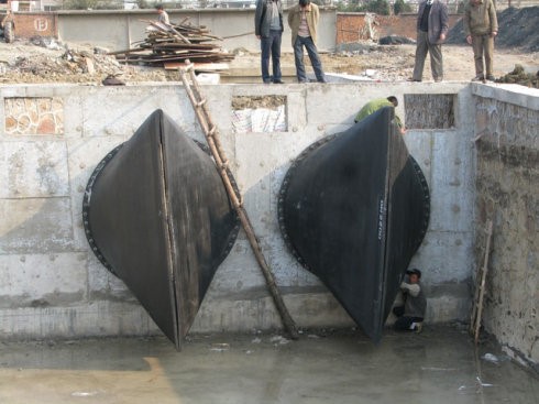 Automaitc Duckbill Check Valve Backflow Prevention Flexible Muff Coupling Slow Closing