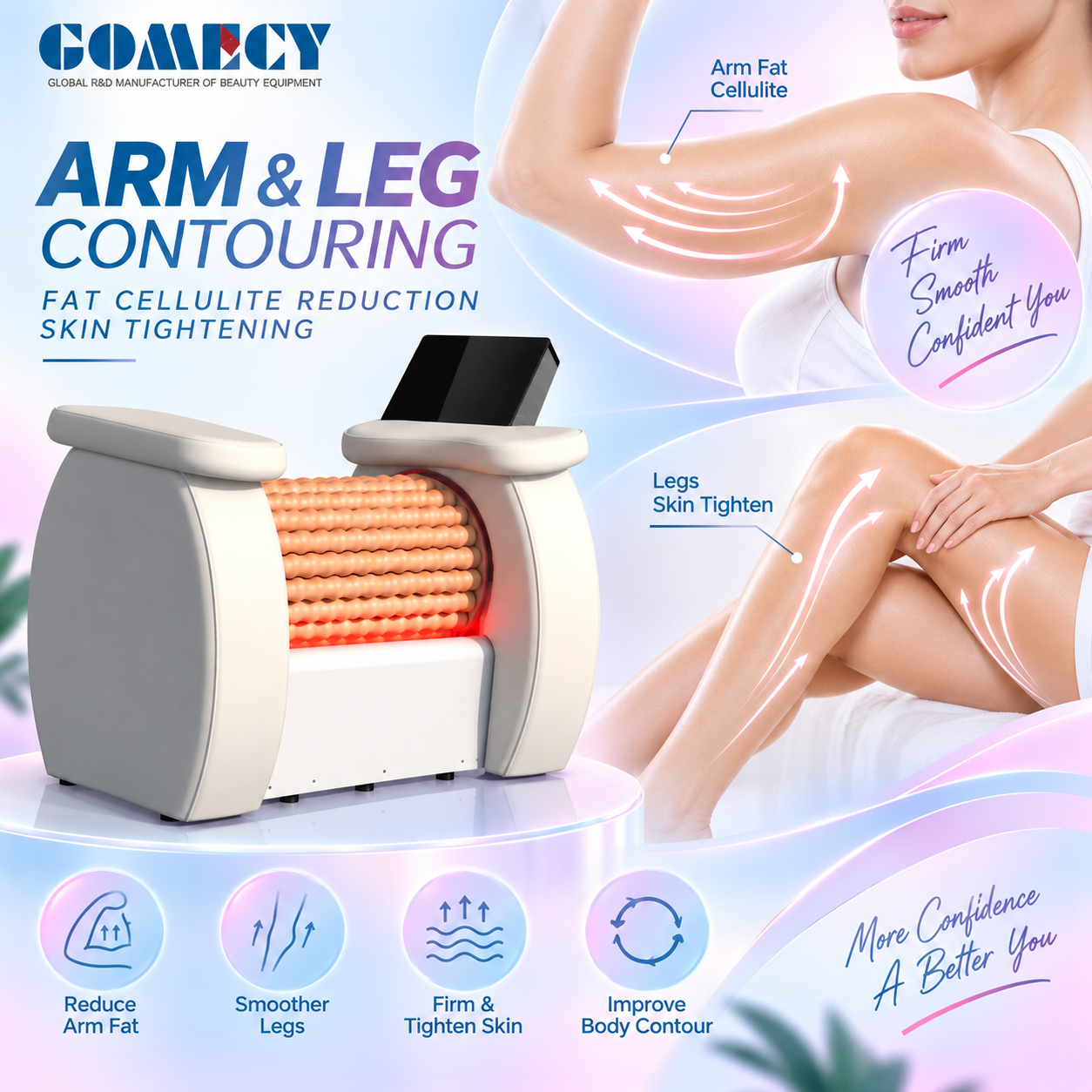 Body Sculpting Machine Featuring Multidirectional Rolling Massage Balls for Enhanced Blood Circulation and Body Slimming