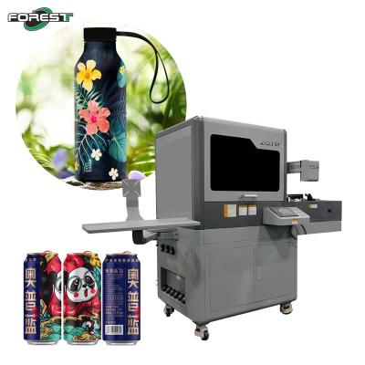 Máquina de impressão UV digital à prova de arranhões Impressora UV de garrafa rotativa personalizada