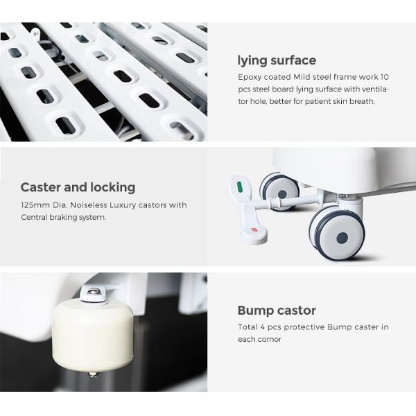 YA-D7-2 Remote Nurse Control X-RAY Electric Hospital Bed For Intensive Care