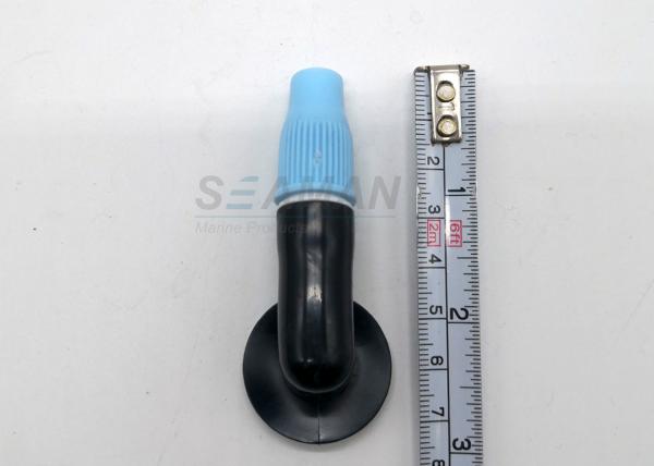 PVC / TPU Air Blow Mouth Oral Tube With Swivel Valve For Swim Safety Buoy Bag