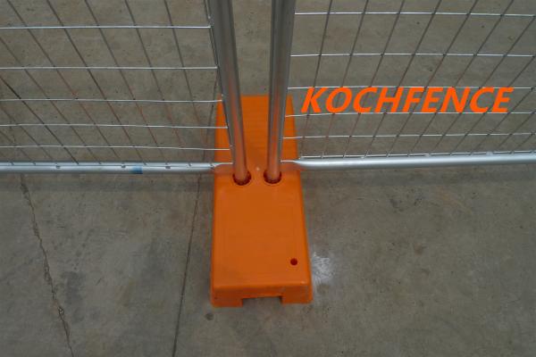 Outdoor Temporary Security Fencing With Anti Rust PVC Coated Surface