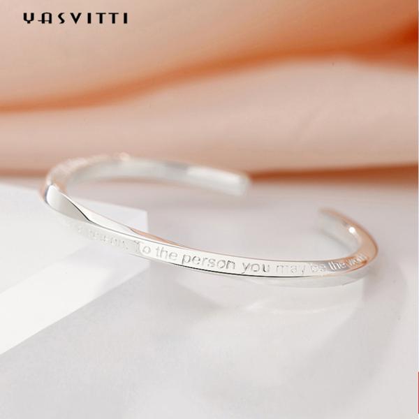 0.06m 4.5g соединяют ODM браслетов Bangle браслета тумака стерлинговый серебряный