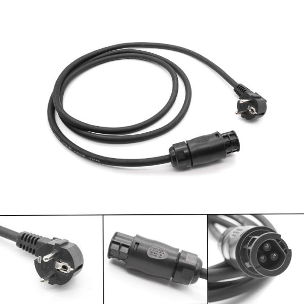 Micro Inverter Extension Cable with 99% Electricity Transmission Rate and 110V Pure Sine Wave AC Current for Temperature Range -30°C to +60°C
