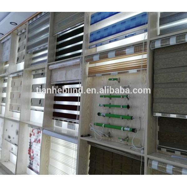 Polyester Cheap Fabric Zebra Blinds Combi Dual Blinds