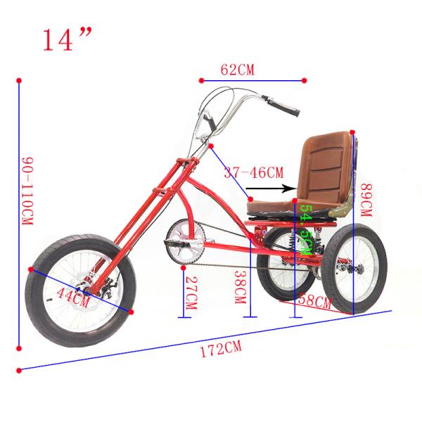 Материал алюминиевого ремня 2022 Современные трехколесные взрослые трехколесные трехколесные велосипеды Триколеты