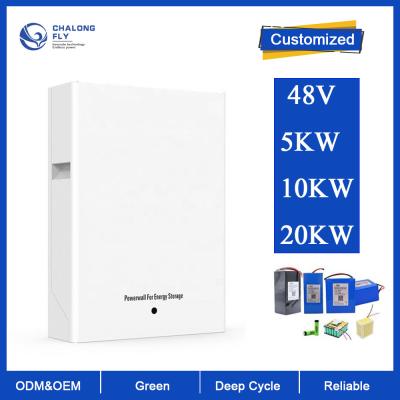 Sistema de bateria alternativo do armazenamento da energia solar do bloco 48V 100AH 200Ah da bateria da casa do ODM 5KW 10KW do OEM da bateria de lítio LiFePo4