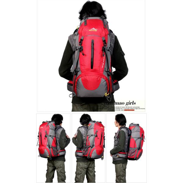 рюкзак альпинизма рюкзака сухой сумки зеленого цвета армии нейлона 36-55L располагаясь лагерем