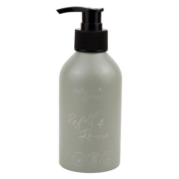 50x150mm 200ml Aluminum Cosmetic Bottles Refillable Shampoo Bottles With Pump