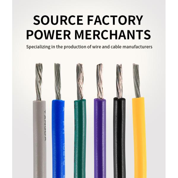 PVC Electrical Wire Bare Copper Conductor UL1007 30AWG~14AWG Insulated Wire