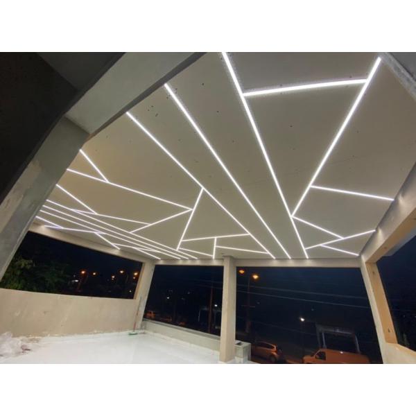 Алюминиевый гипс T5 привел установленную стену профиля штукатурной плиты прокладки