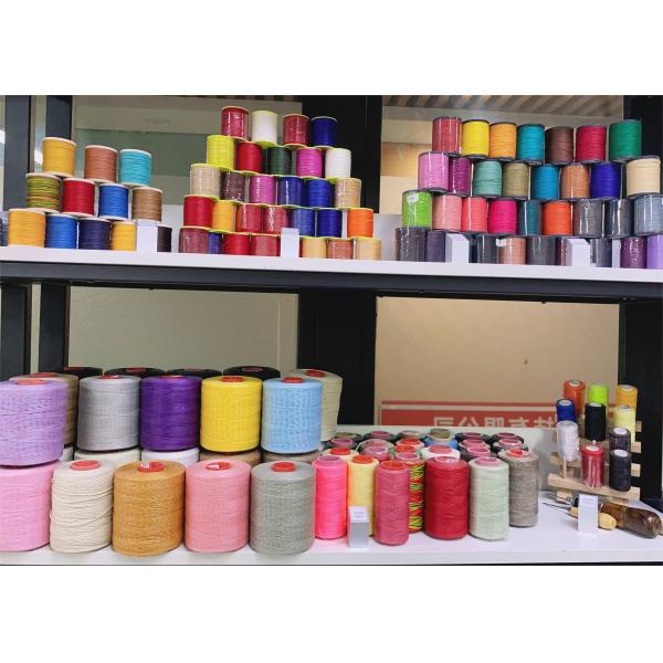 Окрашенный текстурированный рисунок 1000м 150D Восковая нить для швейной кожи