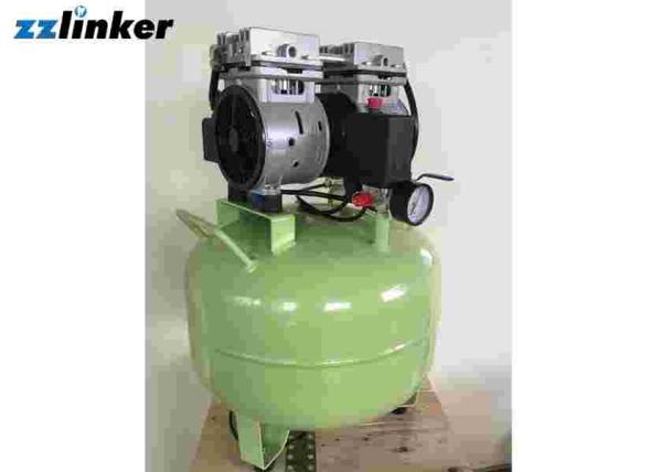 Oil Free Dental Air Compressor , Electric Oilless Air Compressor 2 Dental Chair Unit Support