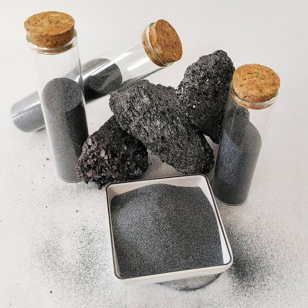 98% Sic Refractory Silicon Carbide Sandblasting Fireproofing And Surface Deburring Needs