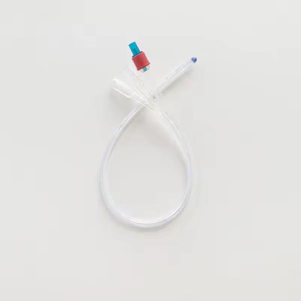 Fabricante Cateter Foley 100% de silicone 2 vias Balão de urina Cateter 14 Fr Cateter de silicone Foley