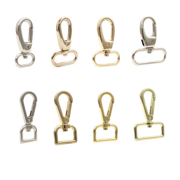 Gold Nickel 19mm Small Snap Hook For Bag Durable Bag Accessory Hook