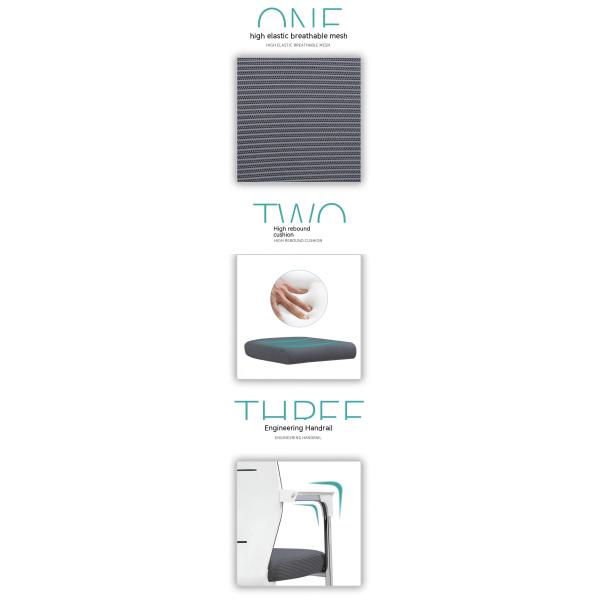 Bow Conference Chair Black More colors optional Stylistic Simplicity