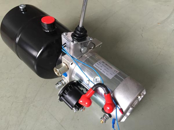 Forklift Single Acting Mini 12vdc Hydraulic Power Packs With Steel Tank
