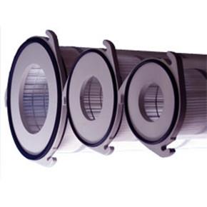 Three Lugs Industrial Air Filter Cartridge Galvanized Steel Inner Mesh