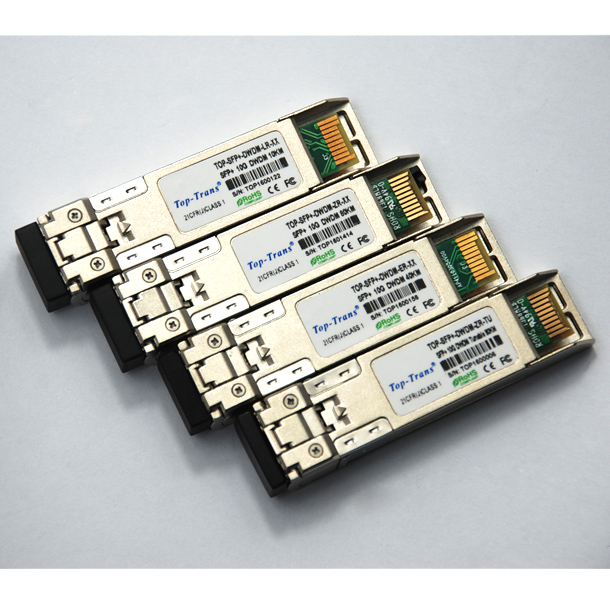 Соединитель LC модели модуля 10G SFP оптического волокна DWDM 80KM одиночный