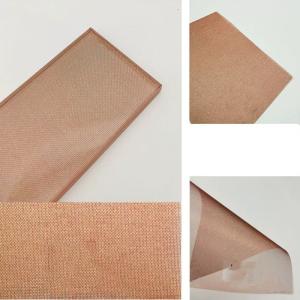 Cor vermelha de Mesh Laminated Glass Curtain Wall da tela tecida