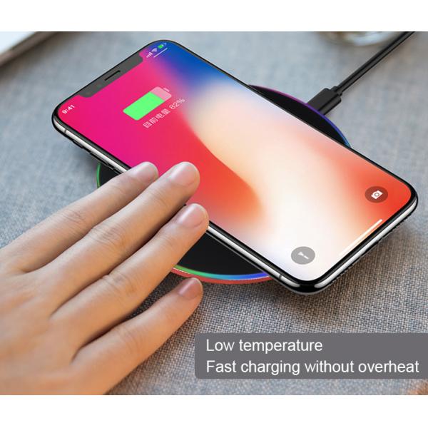 Portable Wifi Mobile Charger , Iphone / Samsung Galaxy Qi Wireless Charger Charging Pad