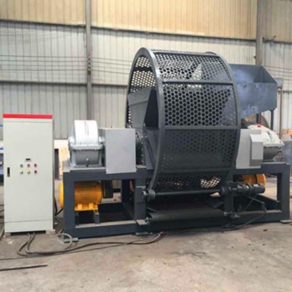730.00cm * 250.00cm * 350.00cm Highly Rubber Tire Shredding Line for Global Market