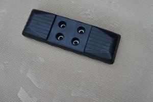 Protections en acier de voie d'excavatrice faite sur commande, agrafe sur les