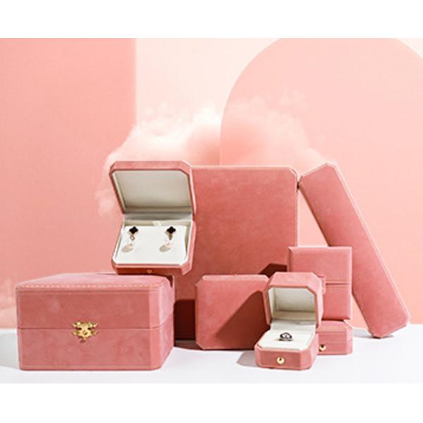 Коробка для упаковки ювелирных изделий из кожи на заказ для ожерелья, серьги, колец и браслетов