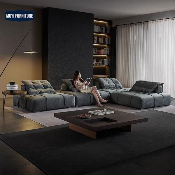 Living Room Furniture Modern Sectional Combination Modular Corner Floor Couch Lounge Fashion Different Shape Customize Sofa