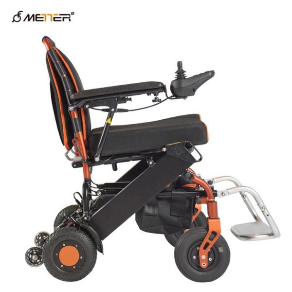 ISO 100KG Load Lightweight Folding Electric Wheelchair