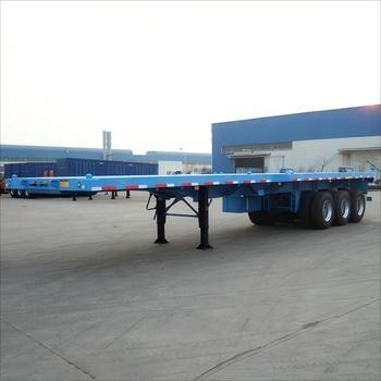 Heavy-Duty Fatbed Semi Trailer For Sale In Africa: Designed For Stable And Efficient Transportation Of Oversized Loads