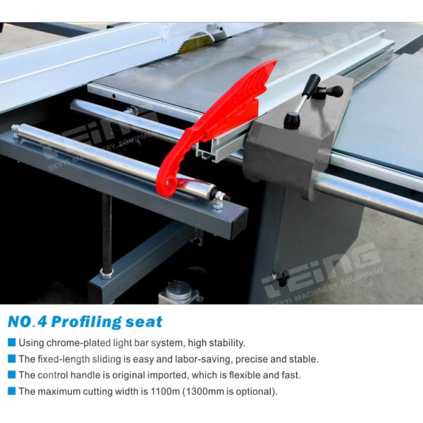 Woodworking Sliding Table Saw SKY8D 20mm Scoring Spindle Saw Max Cutting Height 80mm