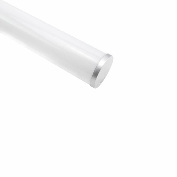 60mm PC Milky Cover Extrusion Suspended Led Aluminum Profile For Ceiling Lighting