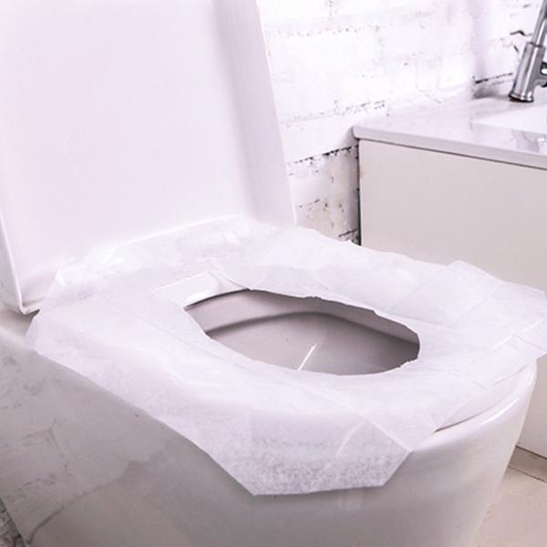 Eco Friendly 38*50cm 1/16 Fold Flushable Toilet Seat Cover