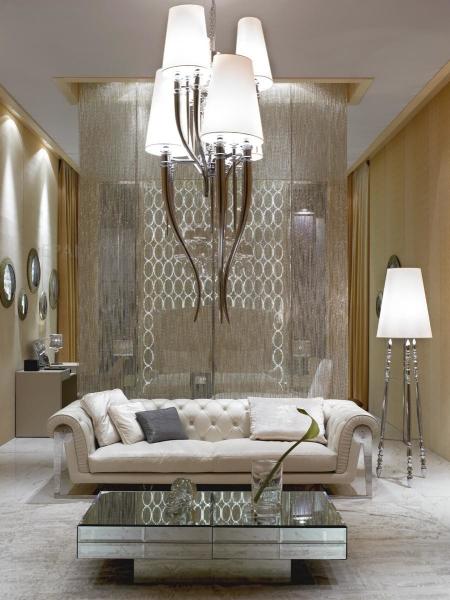 Pottery barn chandelier with Lampshade Art Iron Pendant lamp (WH-MI-48)