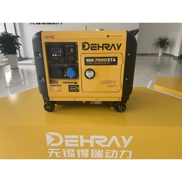 Emergency Portable Diesel Powered Generator Construction Sites Three Phase