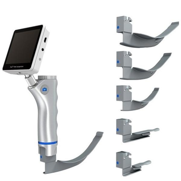 Video Laryngoscope Medical Device Equipment With Reusable Blade 304 Stainless Steel