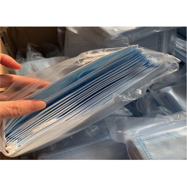 High Bacteria Filtration Medical Protective Mask 3 Layers Type Dust Proof