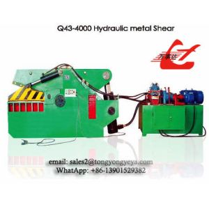 Hydraulic Metal Shear Q43-2000 200 Ton Scrap Cutting Machine